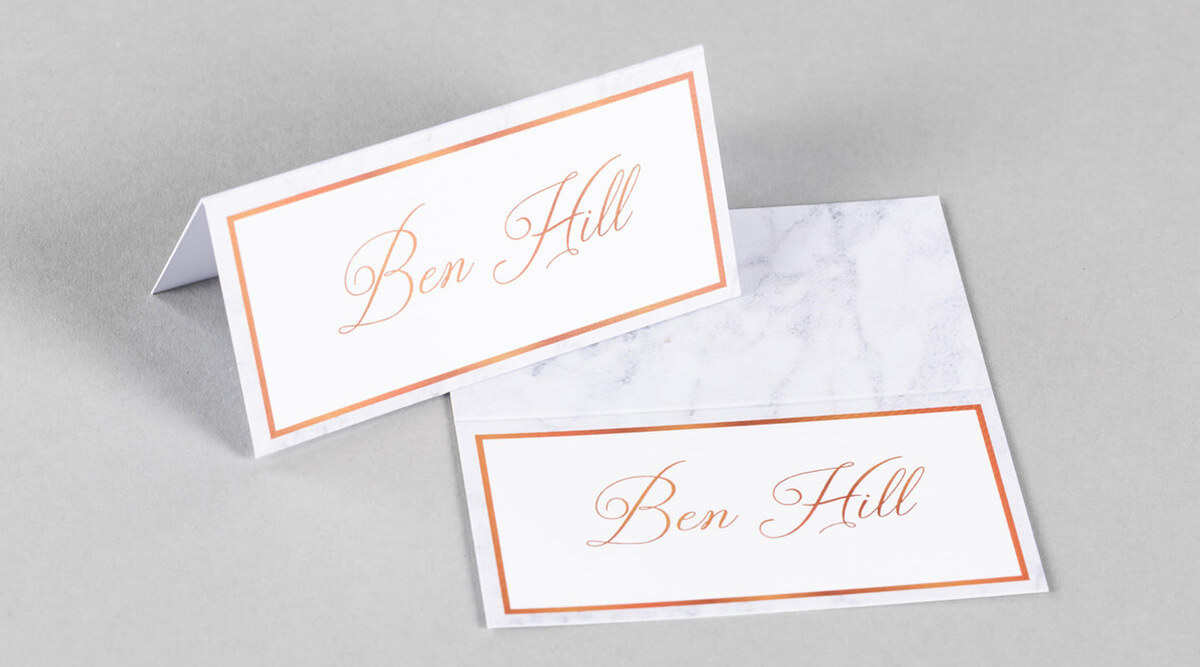 Place Name Cards